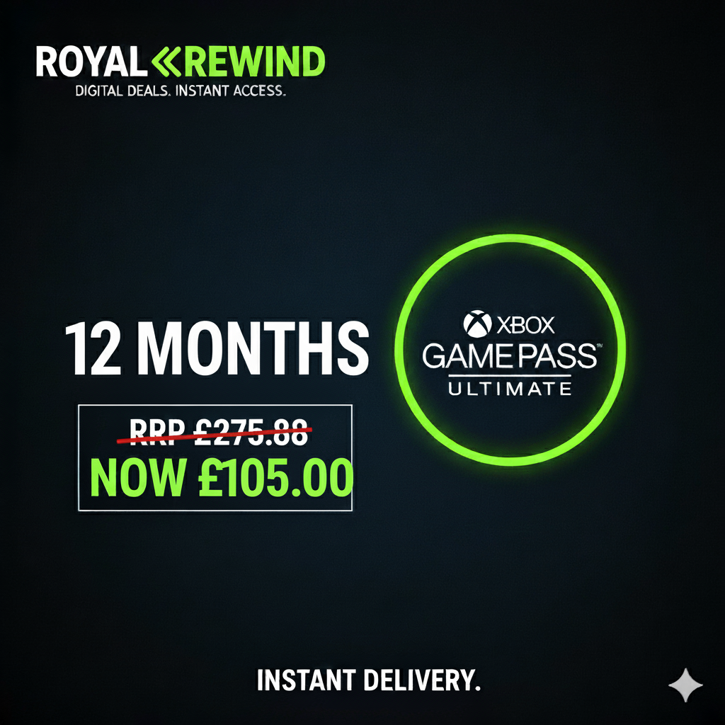 Xbox Game Pass Ultimate – 12 Months (Instant Delivery)