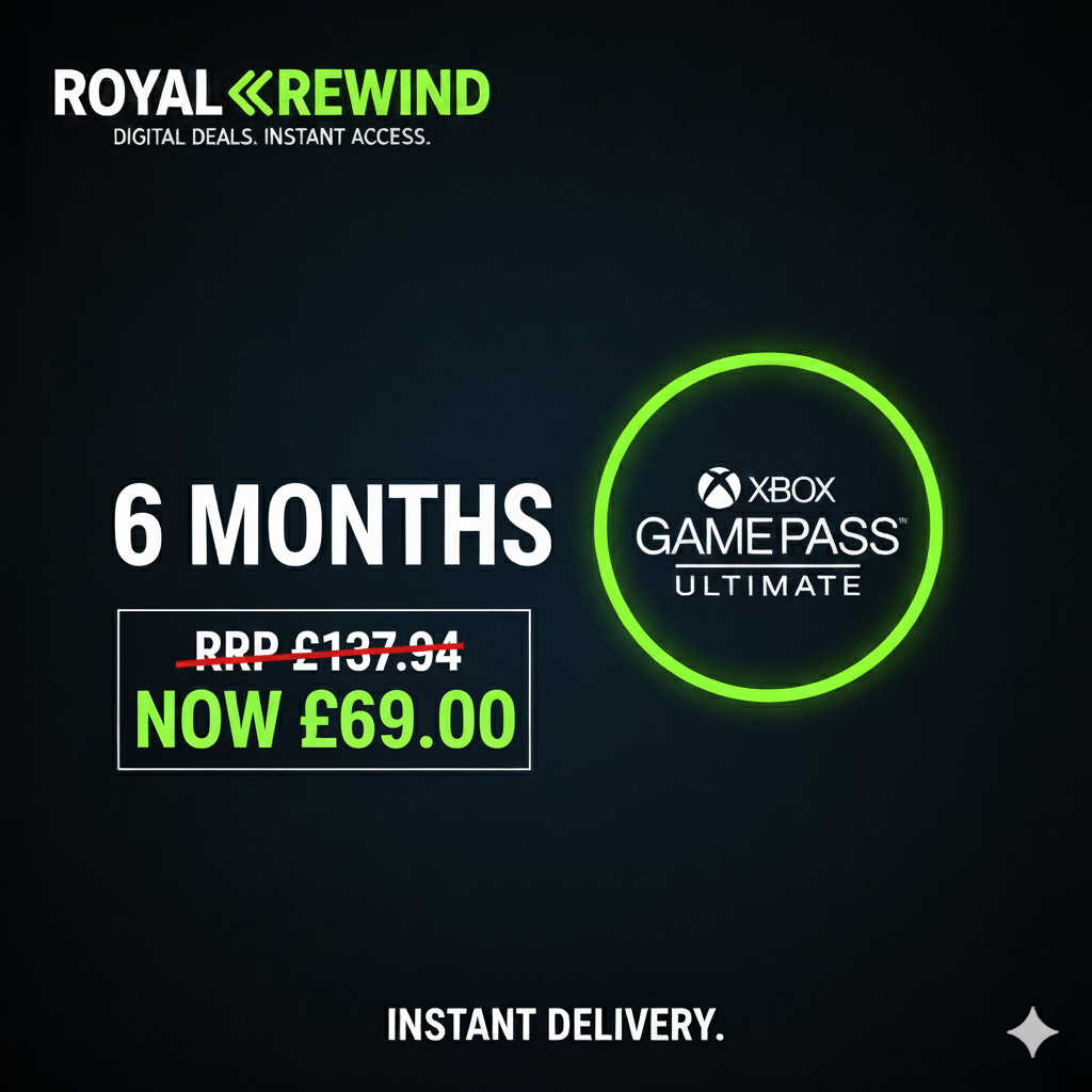 Xbox Game Pass Ultimate – 6 Months (Instant Delivery)